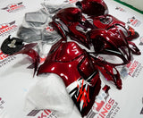 Burgundy Red and Black Fairing Kit for a 2008, 2009, 2010, 2011, 2012, 2013, 2014, 2015, 2016, 2017, 2018 & 2019 Suzuki GSX-R1300 Hayabusa motorcycle