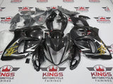 Suzuki GSXR1300 Hayabusa (2008-2019) Dark Grey, Silver & Gold Fairings