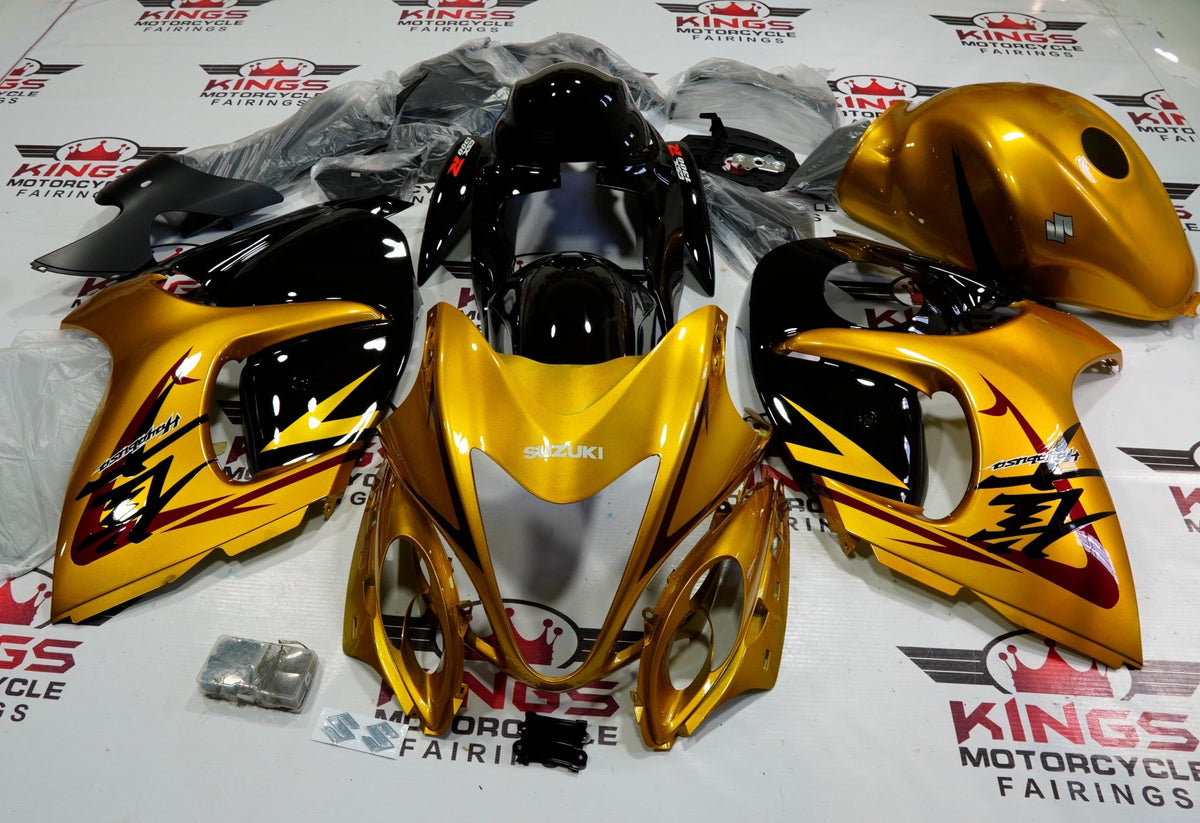 Suzuki Hayabusa Fairings 2008 2020 Gold Black Burgundy
