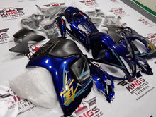 Suzuki GSXR1300 Hayabusa (2008-2019) Navy Blue, Matte Black, Blue & Gold Fairings at KingsMotorcycleFairings.com
