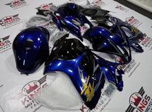 Suzuki GSXR1300 Hayabusa (2008-2019) Navy Blue, Black & Gold Fairings at KingsMotorcycleFairings.com