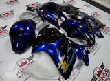 Suzuki GSXR1300 Hayabusa (2008-2019) Navy Blue, Black & Gold Fairings at KingsMotorcycleFairings.com