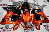 Suzuki GSXR1300 Hayabusa (2008-2019) All Orange & Black Fairings at KingsMotorcycleFairings.com