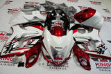 Suzuki GSXR1300 Hayabusa (2008-2019) White, Candy Apple Red & Black Fairings