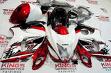 Suzuki GSXR1300 Hayabusa (2008-2019) White, Candy Apple Red & Black Fairings