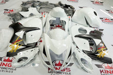 Suzuki GSXR1300 Hayabusa (2008-2019) White, Dark Silver & Gold Fairings
