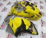 Yellow and Black Fairing Kit for a 2008, 2009, 2010, 2011, 2012, 2013, 2014, 2015, 2016, 2017, 2018 & 2019 Suzuki GSX-R1300 Hayabusa motorcycle at KingsMotorcycleFairings.com