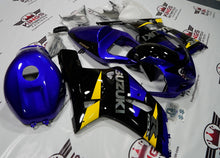 Suzuki GSXR600 (2000-2003) Blue, Black, Yellow & Chrome Fairings at KingsMotorcycleFairings.com