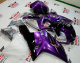 Purple, Silver and Black Fairing Kit for a 2000, 2001, 2002 & 2003 Suzuki GSX-R600 motorcycle