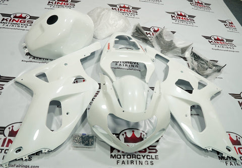 Suzuki GSXR600 (2000-2003) White & Red Fairings at KingsMotorcycleFairings.com