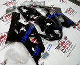 Suzuki GSXR600 (2004-2005) Black & Dark Blue Fairings at KingsMotorcycleFairings.com