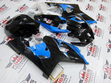 Suzuki GSXR600 (2004-2005) Black & Light Blue Fairings at KingsMotorcycleFairings.com