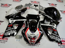Suzuki GSXR600 (2004-2005) Black, White & Red Beacon Fairings