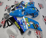 Light Blue Rizla Fairing Kit for a 2004 & 2005 Suzuki GSX-R600 motorcycle