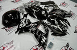 Suzuki GSXR600 (2006-2007) Black & White Corona Fairings at KingsMotorcycleFairings.com