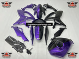 Suzuki GSXR600 (2006-2007) Faux Carbon Fiber & Purple Fairings at KingsMotorcycleFairings.com