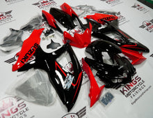 Suzuki GSXR600 (2008-2010) Black, Red & Chrome Fairings at KingsMotorcycleFairings.com