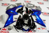 Suzuki GSXR600 (2011-2023) Black & Blue Fairings at KingsMotorcycleFairings.com