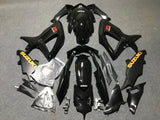 Matte Black, Gloss Black and Yellow Fairing Kit for a 2006 & 2007 Suzuki GSX-R600 motorcycle