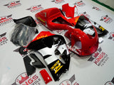 Suzuki GSXR750 (1996-1999) Red, Black, Silver & Yellow Fairings - KingsMotorcycleFairings.com