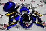 Suzuki GSXR750 (2000-2003) Blue, Black, Yellow & Chrome Fairings at KingsMotorcycleFairings.com