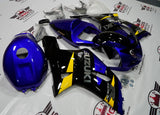 Suzuki GSXR750 (2000-2003) Blue, Black, Yellow & Chrome Fairings at KingsMotorcycleFairings.com