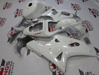 Suzuki GSXR750 (2000-2003) Pearl White & Red Fairings at KingsMotorcycleFairings.com