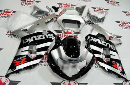 SUZUKI GSXR750 (2000-2003) SILVER & BLACK FAIRINGS