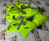 Suzuki GSXR750 (2004-2005) Neon Green & Purple Fairings at KingsMotorcycleFairings.com
