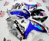 Blue, White and Black Fairing Kit for a 2006 & 2007 Suzuki GSX-R750 motorcycle