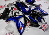 Dark Blue and Black Fairing Kit for a 2006 & 2007 Suzuki GSX-R750 motorcycle