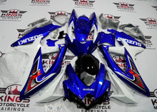 Suzuki GSXR750 (2008-2010) Blue, White, Black, Gray & Red Fairings at KingsMotorcycleFairings.com