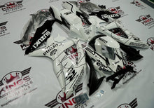 Suzuki GSXR750 (2008-2010) White & Black Corona Fairings at KingsMotorcycleFairings.com