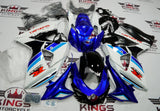 Suzuki GSX-R1000 (2009-2016) Blue, White & Red Fairings at KingsMotorcycleFairings.com