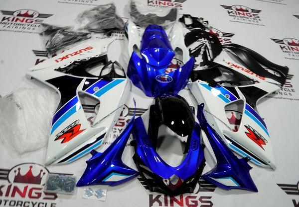 Suzuki GSX-R1000 (2009-2016) Blue, White & Red Fairings at KingsMotorcycleFairings.com