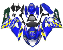 Suzuki GSX-R1000 Fairings (2005-2006) Blue, Yellow, Green MoviStar from KingsMotorcycleFairings.com