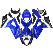 Suzuki GSX-R1000 Fairings (2007-2008) Blue, White, Black Alstare Corona at KingsMotorcycleFairings.com
