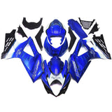 Suzuki GSX-R1000 Fairings (2007-2008) Blue, White, Black Alstare Corona at KingsMotorcycleFairings.com
