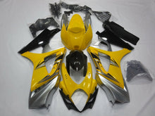 Suzuki GSXR1000 Fairings (2007-2008) Yellow, Silver, Black at KingsMotorcycleFairings.com