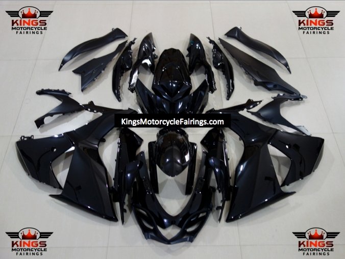 Suzuki GSX-R1000 Fairings (2009-2016) All Black at KingsMotorcycleFairings.com