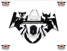 Suzuki GSX-R600 Fairing Kit (2000-2003) Black, White Stripe at KingsMotorcycleFairings.com