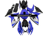 Suzuki GSX-R600 Fairing set (2006-2007) Blue, Silver, Black at KingsMotorcycleFairings.com