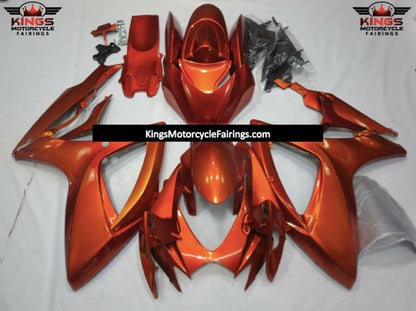 Suzuki GSX-R750 Fairings (2006-2007) Orange from KingsMotorcycleFairings.com