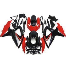 Suzuki GSX-R750 Fairings (2008-2010) Black, Red, Silver at KingsMotorcycleFairings.com