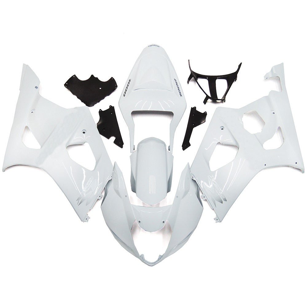 Suzuki GSX-R 1000 Fairings (2003-2004) White at KingsMotorcycleFairings.com