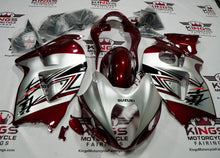 Suzuki GSX1300R Hayabusa (1999-2007) Maroon, Silver Fairings at KingsMotorcycleFairings.com