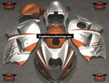 Suzuki GSX1300R Hayabusa Fairings (1999-2007) Orange, Silver at KingsMotorcycleFairings.com