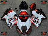 Suzuki GSX1300R Hayabusa Fairings (1999-2007) Orange, White, Black at KingsMotorcycleFairings.com
