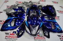 Suzuki GSX1300R Hayabusa Fairings (2008-2019) Navy Blue, Light Blue at KingsMotorcycleFairings.com