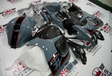 Suzuki GSX1300R Hayabusa Fairings (2008-2020) Nardo Gray, Carbon Fiber, Black, Red at KingsMotorcycleFairings.com